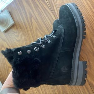 Timberland boots black size 9